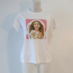 NWT Womens Proof Of Concept White Sarah JP Tee S